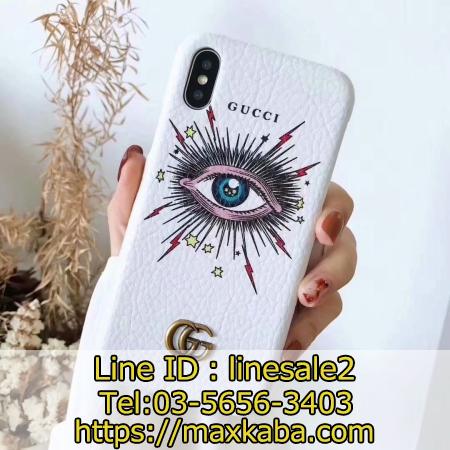 パロディ風　GUCCI iPhoneXSケースBIG眼 