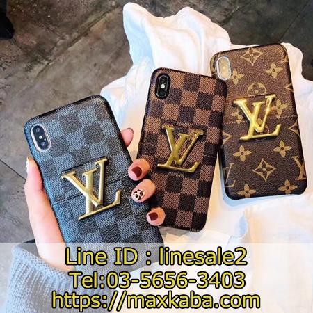  ルイビトン iphoneXS Maxケース 背面カード入れ