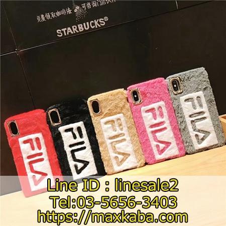 フワフワ FILA iPhoneXSケース