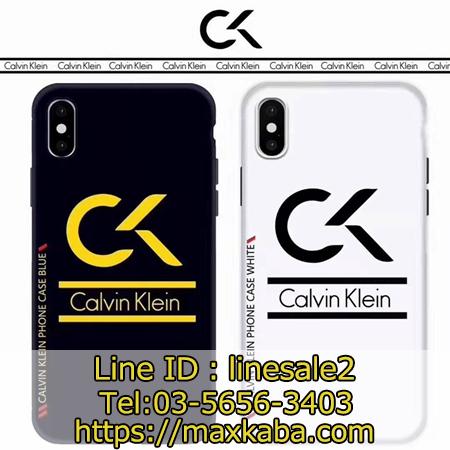 CK ブランド柄英語落書きスマホケース