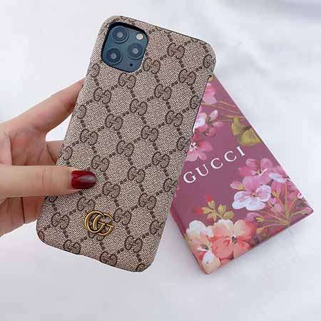 Gucci アイフォン12pro maxケース グッチ iphone12カバー 金具ロゴ柄 定番柄 iphone12proケース ブランド風 シンプル 海外販売 PUレザースマホケース