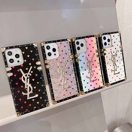 YSL 金属ロゴ付き iphone13保護ケース