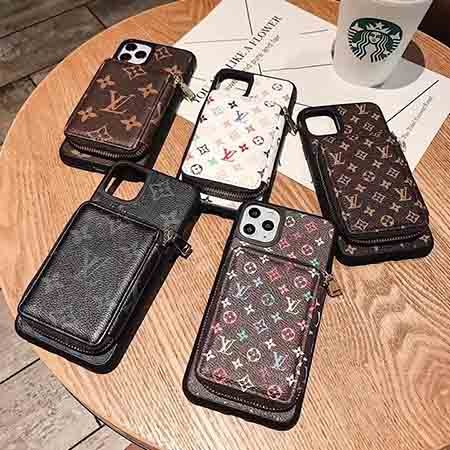 アイホン12 Proスマホケース背面にカード入れ付きvuitton