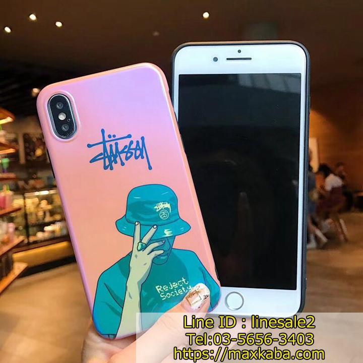 STUSSY iPhoneXS/XR カバー ソフト