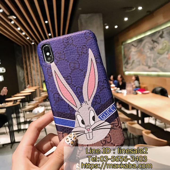 背面かわいい絵 Gucci iPhoneX/8ケース