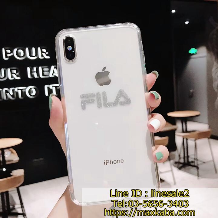 ガラス FILA アイフォンXSMax/Xケース