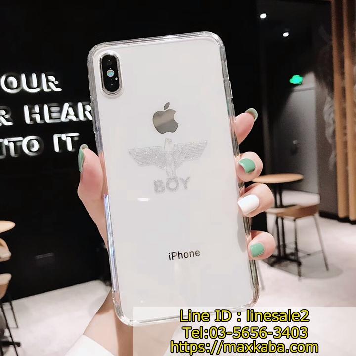 BOY LONDON iPhoneXR ケース 強化ガラス製