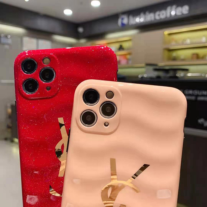 韓国風 YSL 個性 iphone12pro maxケース ロゴデザイン シンプル iphone12pro携帯ケース イヴサンローラン オシャレ iphone12ケース おすすめ