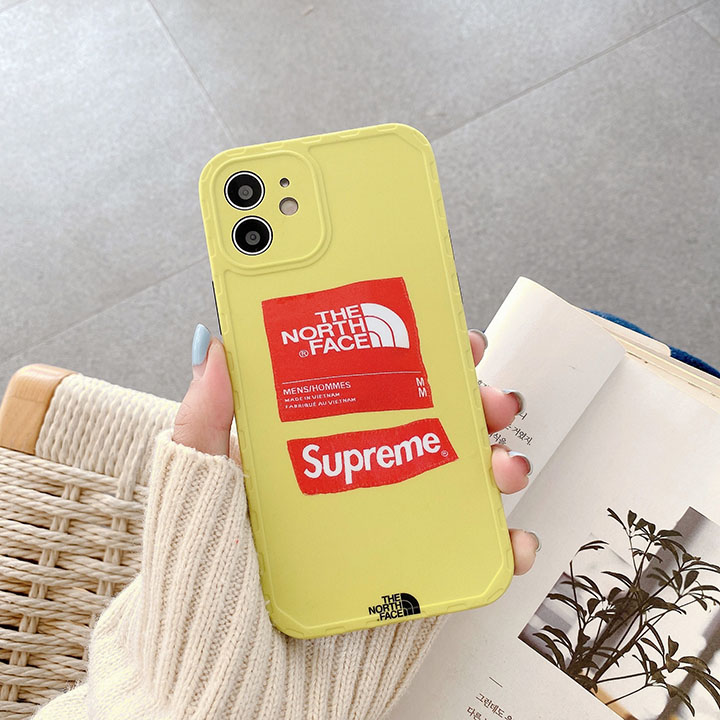 The north face コラボ Supreme アイホン12携帯ケース 高品質 男女兼用 iphone12proケース シュプリーム オシャレ iphone12pro maxケース 