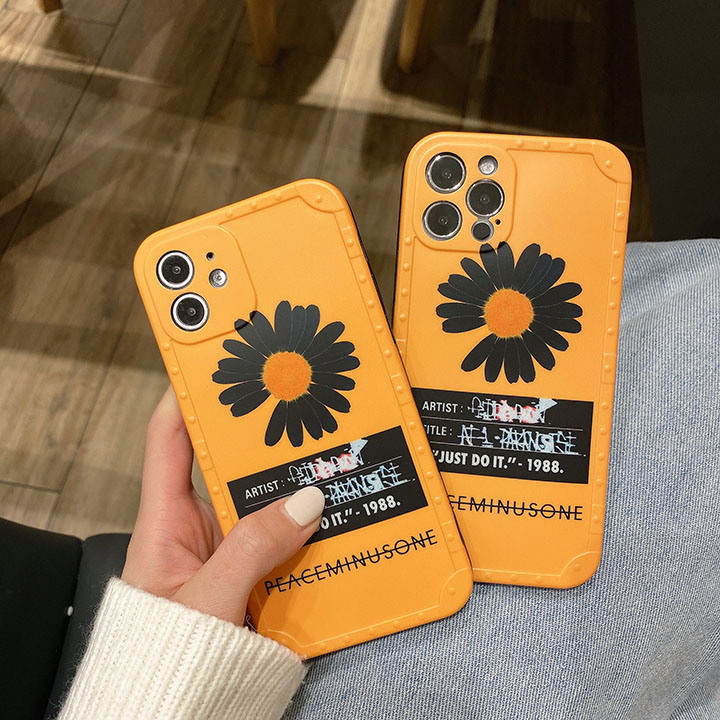  ヒナギク柄 おしゃれ iphone12pro maxケース 