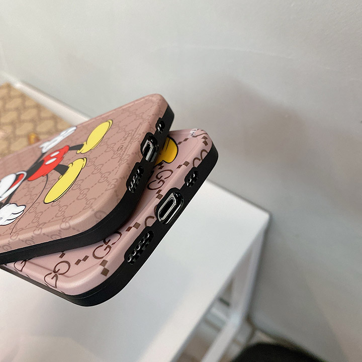 お洒落 Gucci ブランド iphone12pro携帯ケース ディズニー 可愛い iphone12pro maxケース ミッキーマウス柄 パロディ iphone12ケース 新発売