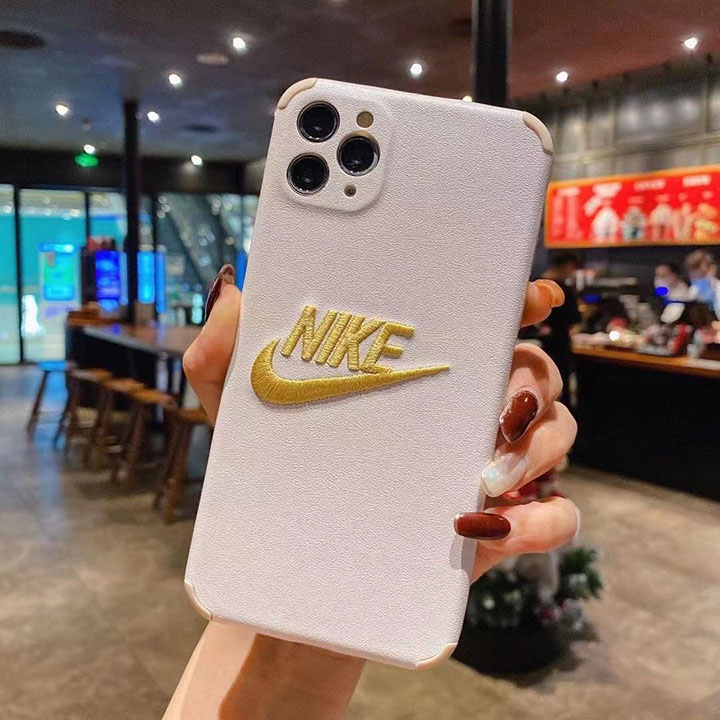  可愛い Nike 刺繍 iphone12pro max携帯ケース