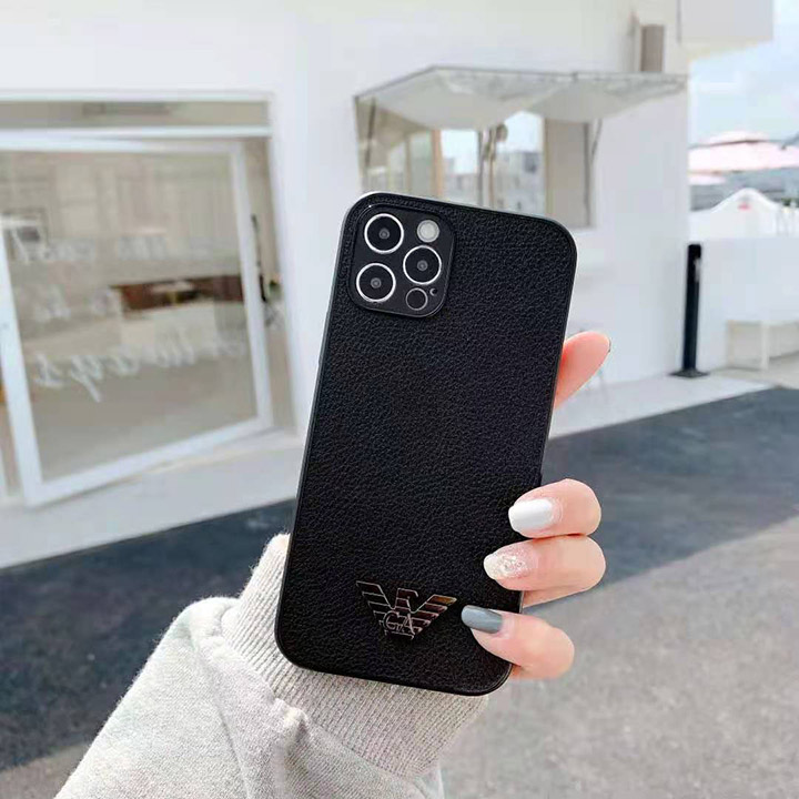 極シンプルスマホケースiPhone X armani