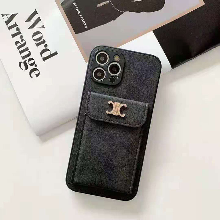 ロゴ付き スマホケース celine アイフォン 13